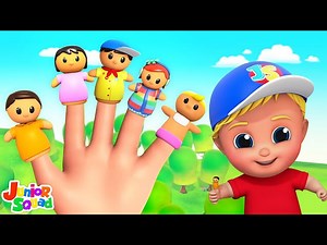 The Finger Family Song & Nursery Rhyme by Junior Squad - Videos For Kids