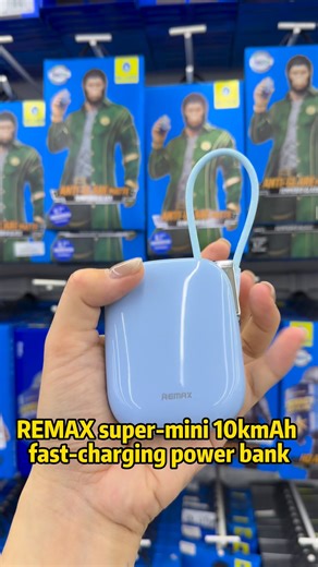 🇲🇾Remax super-mini 10000mAh fast-charging power bank🔋 �✨Compact, stylish, and glossy finish � ✨ 22.5W fast charging� 🔢 LED digital display�Clearly shows the remaining battery level 🔌 Type-C port built-in type-c & lightning cable design | Ninjaz