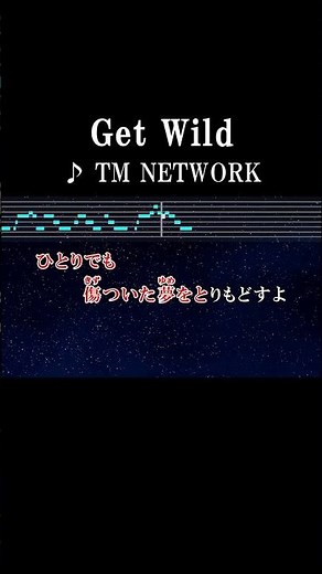 Get wild and tough #カラオケ #歌詞 #onvocal #本人ボーカル #getwild #tmnetwork #アニメ #cityhunter #ed #1987