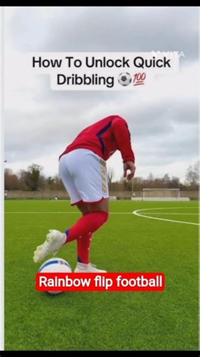 football me rainbow flip kaise mare🥶#shorts #football #trendingshorts #rainbowflick #tutorial