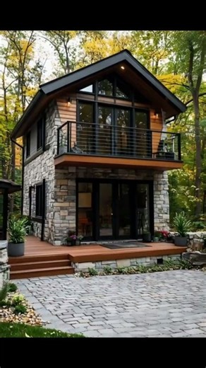 Everwood Loft Cabin | Modern Stone & Timber House Tour | Luxury Forest Home
