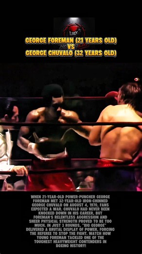 The Day Foreman Shocked The Heavyweight Division! 🥊 #boxing #shorts #new