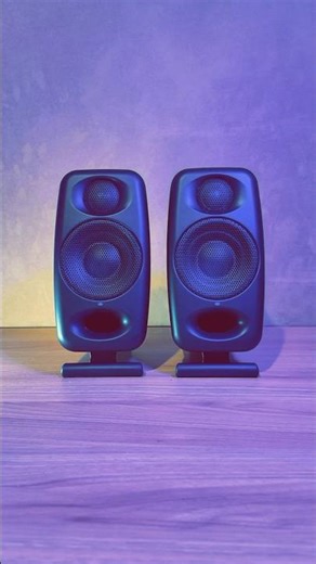 iLoud Micro Monitor Pro from IK Multimedia portable studio monitors with acoustic correction.