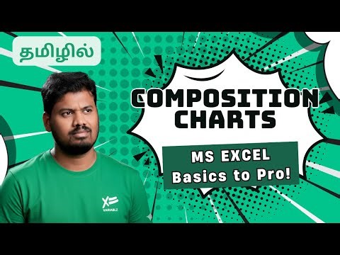 #05 Composition Charts in Excel | Show Data Distribution with Pivot Charts in Tamil | Excel Course