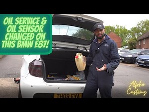 HOW TO CARRY OUT AN OIL SERVICE & SENSOR CHANGE ON A BMW 1 SERIES E87 E88 E82