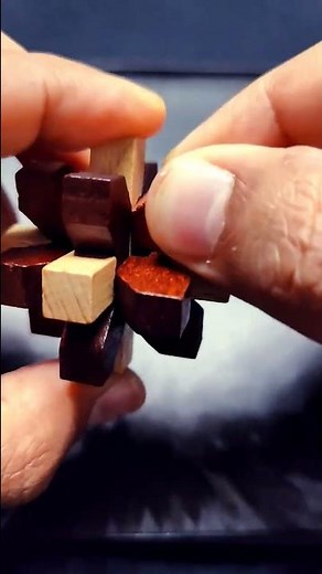 Unlocking 🔐Wooden Flower puzzle #shortvideo #puzzle #logic #design #shorts