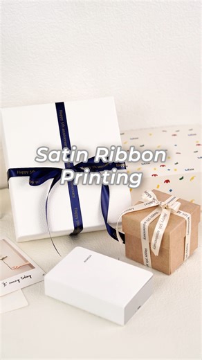 NIIMBOT Official on Instagram: "The art of gifting lies in the details. 💝 Personalize your gift ribbons with the NIIMBOT N1 Smart Label Printer! ✨ Its fade-resistant edge lock technology ensures your message stays clear and lasting. Print names or sweet notes on premium satin ribbons to make it truly one-of-a-kind. 📜 Connect via Bluetooth, explore tons of app templates, and design effortlessly — make every gift a little surprise! 🎁 #niimbot #giftwrappingideas #personalize