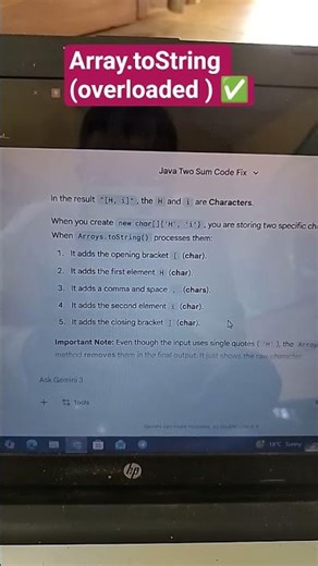 Array.toString () code in Java basic knowledge