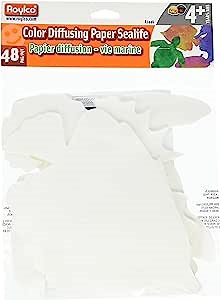 Roylco Color Diffusing Sealife Shapes