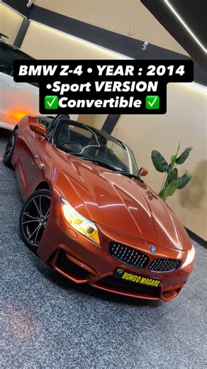 magari_bongo 🇹🇿 on Instagram: "BMW Z-4 • YEAR : 2014 • Cc : 1990/TWIN TURBO • Kilometers : 65k • ORANGE COLOR 🔥🔥🔥Sport VERSION ✅Convertible ✅ Price: 66.5m • PLUS REGISTRATION 📱0757419934"