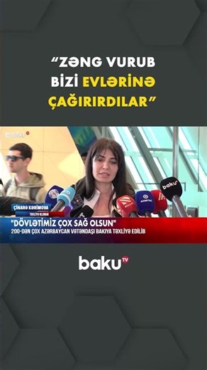 Döyüş bölgəsində qalan azərbaycanlılar Bakıya təxliyə olundu - Baku TV