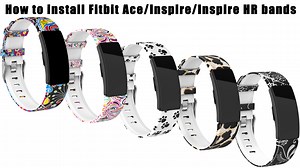 Watch How to install Fitbit Inspire HR/Inspire/Ace bands ? on Amazon Live