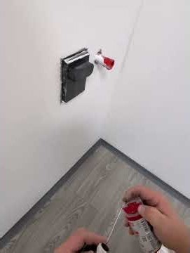 Installing a SCHELL Washing Machine Angle Valve using Loctite 55 Thread Sealant #plumbing