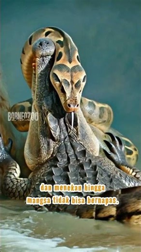Fakta unik tentang ular python Borneo, Kalian Tahu? #animalfacts #faktahewan #faktaunik #wildlife