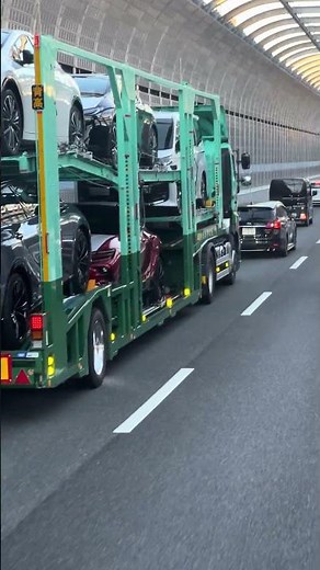 大型トレーラーキャリアカーに疑問やなあ💦車の積み方ってあるんかなあ💦#トラック #automobile