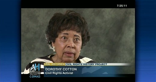 Dorothy Cotton Oral History Interview