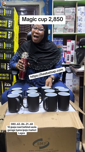 Magic Cup: Change Designs with Hot Liquid in Lagos