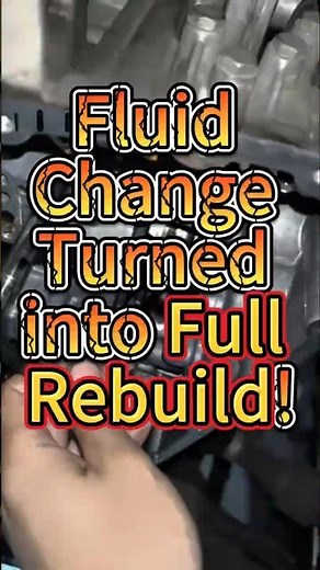 CVT Transmission Nightmare: Broken Belt Found During Fluid Change! #Transmission #mechanics #gearbox
