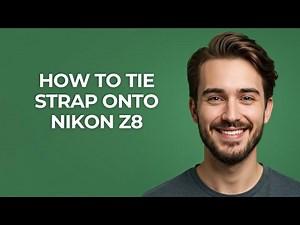 How to Tie Strap Onto Nikon Z8 - GUIDE!