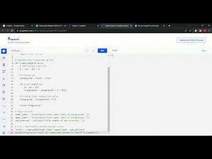 Trapezoidal rule using Python