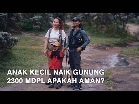 MOUNT PAPANDAYAN - Is it safe for children to climb a mountain 2,300 meters above sea level? / Pa...
