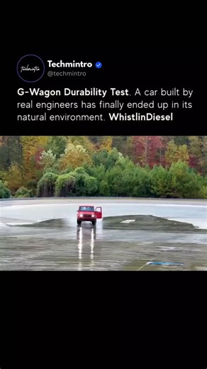 Techmintro on Instagram: "G-Wagon Durability Test — Engineering Meets Absolute Chaos 🚙🔥 What happens when a luxury SUV is pushed far beyond its limits? You get a real-world stress test no lab could ever recreate. WhistlinDiesel took the Mercedes-AMG G63 into its natural habitat — sand dunes, free-falls, water submersion, brutal drops, and pure abuse. No edits. No mercy. Just raw engineering vs real destruction. Built to dominate roads. Tested to survive the impossible. This isn’t just content