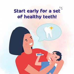 Healthy teeth starts young. Even under the age of 3-year-old, they can start developing healthy oral and dental habits. Watch this video here: go.gov.sg/toothbrushing-video-0-2 to learn useful tips like how to brush a toddler’s teeth. #yougotthishpb | Health Promotion Board, Singapore