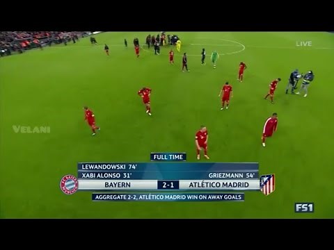 Bayern Munchen 2-1 Atletico Madrid All Goals & Extended Highlights 2016