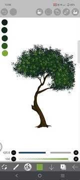 How to make tree in ibispaint x #painting #art #tutorial #foryou #ibispaintx