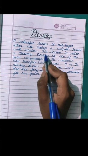 What is Desktop in computer?|Define the term "Desktop" #short #shorts #trending 👍💯🔥