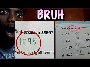FUNNIEST KID TEST ANSWERS !!!