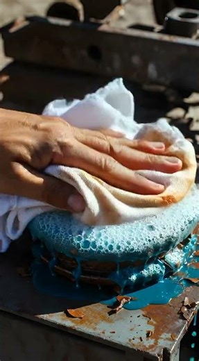 Extremely Rusted Metal Washer Cleaning | Rust to Shine 🔧 #rusttoshine