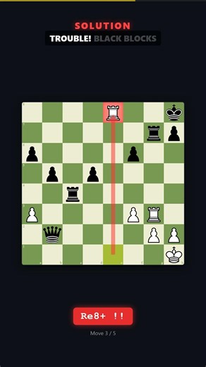 INSANE Queen Sacrifice! Can You Find Mate in 3? #chess #puzzle