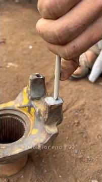 Tips for the broken bolt was spring-loaded #skills #amazingidea #broken￼bold#trick #shorts