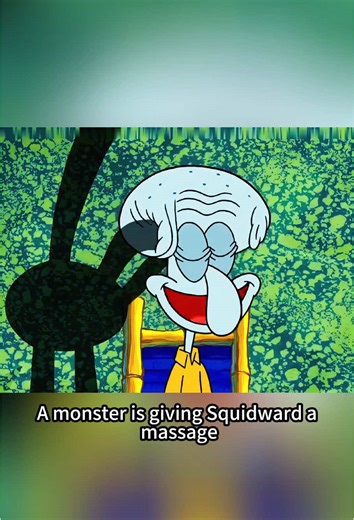 Squidward's Scary Encounter with the Shadow Monster