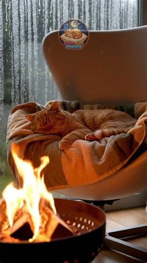 Chill with My Sleeping Cat 🐱 Super Relaxing ASMR & Ambient Sounds