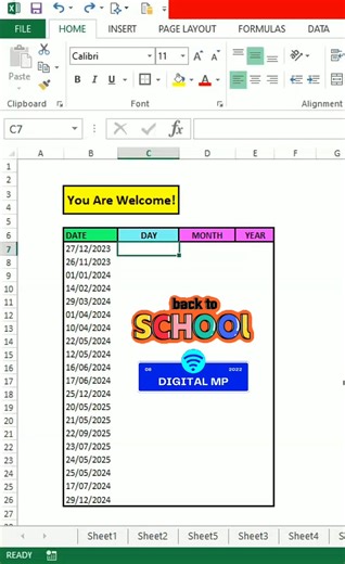 3.6K views · 83 reactions | Converting Dates into Text format in Microsoft Excel. #Excel #exceltips #exceltricks #education #teaching #facebookreels #fypシ゚viral #microsoft #Data #dataanalysis #howto #tutorial #digitalmp #GoogleSheets @highlight #followers | Digital MP | Facebook