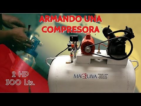 BUILDING A COMPRESSOR WITH A GAS TANK /@MAQUIVARENTABLEYEFECTIVA