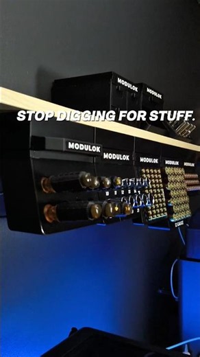 STOP DIGGING FOR STUFF. Modular Screwdriver Storage