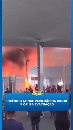 Agenda Alagoas | Notícias e Entretenimento on Instagram: "Um incêndio atingiu o pavilhão dos países na Conferência das Nações Unidas sobre Mudanças Climáticas (COP30) nesta quinta-feira (20/11), provocando a evacuação da sala de imprensa e a chegada de seguranças ao local. Detalhes do Incidente O fogo começou após uma queda de energia. Um participante da conferência, Marcelo Rocha, relatou ao Metrópoles que estava entre o pavilhão da África e a área de entretenimento e cultura (“Climate Live – E