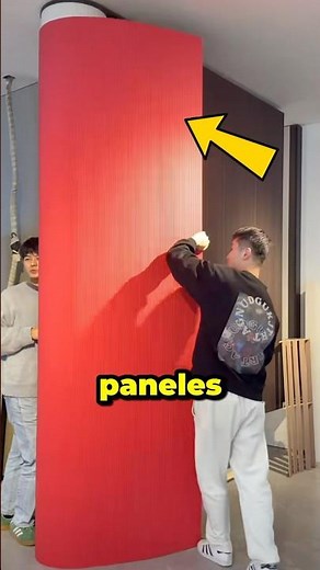 This is how they transform a bare wall in seconds 😮 #shorts