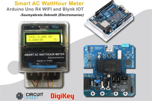 An IOT Based Smart AC Electricity Meter with Tamper Protection