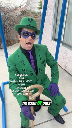 Riddler's throwing some brain-bending questions at Joker! Will the Clown Prince of Crime prove he's more than just a pretty (painted) face? Or will he bomb spectacularly? Find out! Watch now and tell us who you think won in the comments! #Riddler #Joker #DCComics #QuizTime #BatmanVillains | Elegant Entertainment