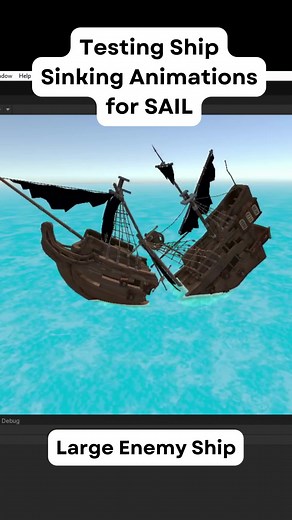 Sinking Ship Animations for Sale VR - Pirates Sails Adventure