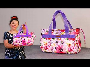 DIY Recessed Zipper Tote Bag // How to Sew a Stylish Handbag with Recfessed Zipper