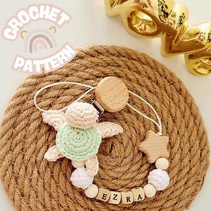 Baby Pacifier Clip Crochet PDF Pattern – Easy Tutorial – Digital Pattern in French - Etsy Australia