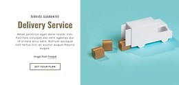 Our delivery services - Website Template by Nicepage