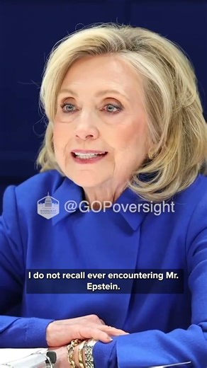 Hillary Clinton maintains she never met Jeffrey Epstein during deposition