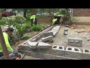 Retaining Wall, Patio, Walkway, & Bullnose Steps !