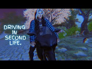 Learning how to drive in Second Life | Motorcycle | # 1